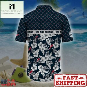 Houston Texans NFL Palm Leaves Hawaiian Shirt