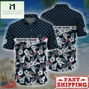 Houston Texans NFL Palm Leaves Hawaiian Shirt