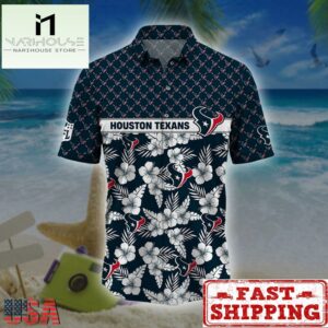 Houston Texans NFL Palm Leaves Hawaiian Shirt