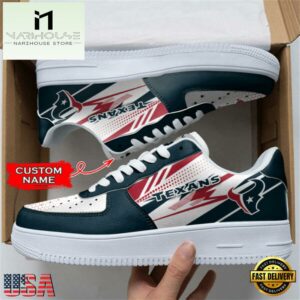 Houston Texans NFL Personalized Air Force 1 Shoes