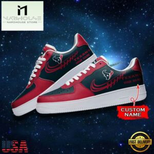 Houston Texans NFL Personalized Air Force Sneaker