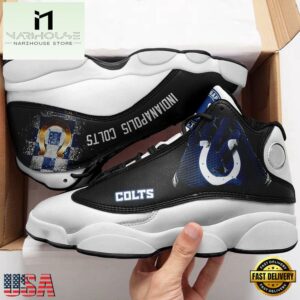 Indianapolis Colts NFL Ver 1 Air Jordan 13 Sneaker - Gift For Fans