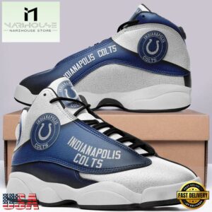 Indianapolis Colts NFL Ver 2 Air Jordan 13 Sneaker - Gift For Fans