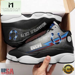 Indianapolis Colts NFL Ver 3 Air Jordan 13 Sneaker - Gift For Fans