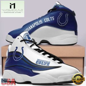 Indianapolis Colts NFL Ver 6 Air Jordan 13 Sneaker - Gift For Fans