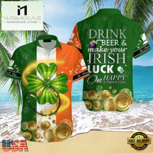 Ireland Flag St Patrick'S Day Hawaiian Shirt For Men & Women