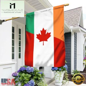Ireland Irish And Canada Fla House And Garden Flag