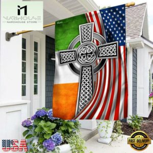 Irish American House And Garden Flag (1)