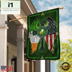 Irish American House And Garden Flag