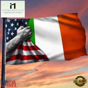 Irish American St Patrick's Day House And Garden Flag