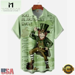 Irish Lucky St. Patrick'S Day Irish Print Mens Hawaiian Shirt