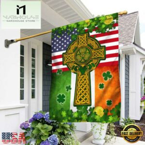 Irish My Nation My Heritage House And Garden Flag