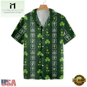 Irish Saint Patrick Day 3D Aloha Hawaii Shirt