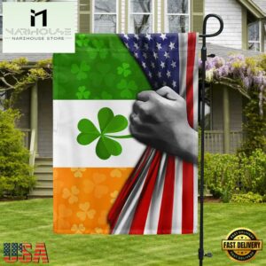 Irish Shamrock House And Garden Flag Decor
