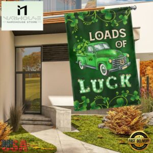 Irish Shamrock Loads Of Luck House And Garden Flag Decor