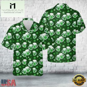 Irish St Patrick'S Day Beer Hawaiian Shirt