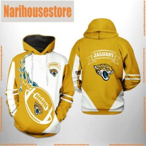 Jacksonville Jaguars NFL Classic 3D Printed Hoodie Zipper Hoodie