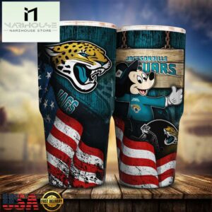 Jacksonville Jaguars NFL Mickey Mouse Disney Tumbler