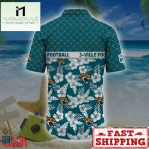 Jacksonville Jaguars NFL Palm Leaves Hawaiian Shirt