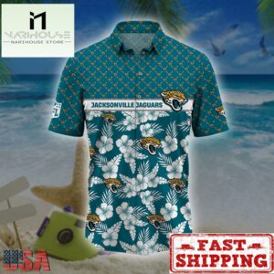 Jacksonville Jaguars NFL Palm Leaves Hawaiian Shirt