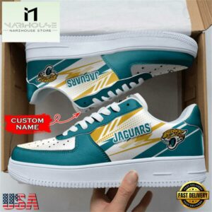 Jacksonville Jaguars NFL Personalized Air Force 1 Shoes