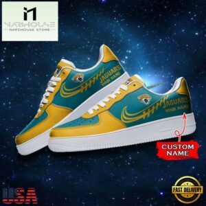 Jacksonville Jaguars NFL Personalized Air Force Sneaker