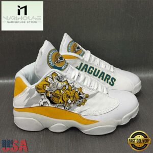 Jacksonville Jaguars NFL Ver 1 Air Jordan 13 Sneaker - Gift For Fans