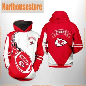 Kansas City Chiefs NFL Classic 3D Printed Hoodie Zipper Hoodie