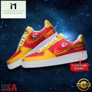 Kansas City Chiefs NFL Personalized Air Force Sneaker