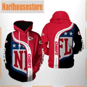 Kansas City Chiefs NFL Team 3D Printed Hoodie Zipper Hoodie