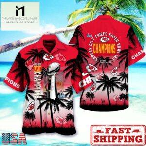 Kansas City Chiefs Palm Tree Hawaiian Shirt and Short