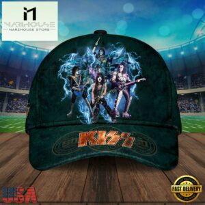 Kiss Band Dark Green Cap, Kiss Band Classic Cap