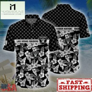 Las Vegas Raiders NFL Palm Leaves Hawaiian Shirt