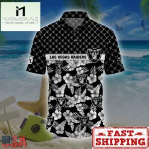 Las Vegas Raiders NFL Palm Leaves Hawaiian Shirt