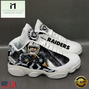 Las Vegas Raiders NFL Ver 5 Air Jordan 13 Sneaker - Gift For Fans