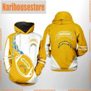 Los Angeles Chargers NFL Classic 3D Printed Hoodie