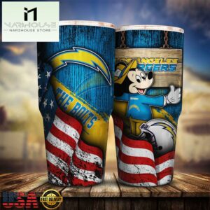Los Angeles Chargers NFL Mickey Mouse Disney Tumbler