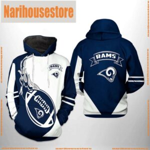 Los Angeles Rams NFL Classic 3D Printed Hoodie Zipper Hoodie