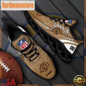Los Angeles Rams NFL Clunky Shoes For Fans Custom Name And Number