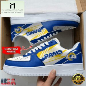 Los Angeles Rams NFL Personalized Air Force 1 Shoes
