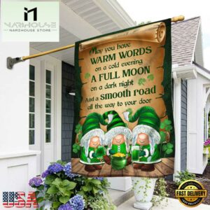 Lucky Gnomes Irish Wishes House And Garden Flag