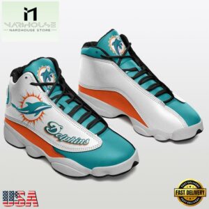 Miami Dolphins NFL Air Jordan 13 Shoes - Gift For Fans