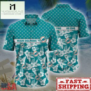 Miami Dolphins NFL Palm Leaves Hawaiian Shirt