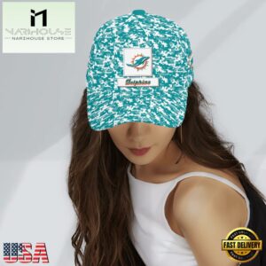 NFL Miami Dolphins Team Baseball Cap , Designer Baseball Caps 6 Miami Dolphins NFL Team Baseball Cap
