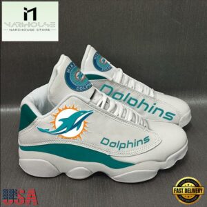 Miami Dolphins NFL Ver 5 Air Jordan 13 Sneaker - Gift For Fans