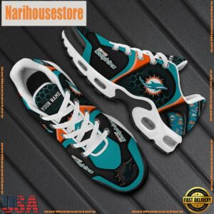 Miami Dolphins Tn Shoes Personalized Your Name, Football Team Shoes