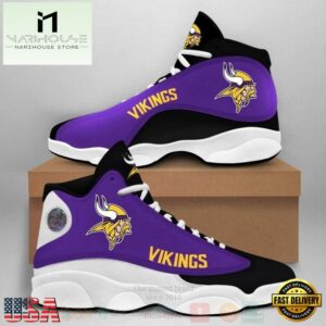 Minnesota Vikings NFL Air Jordan 13 Shoes 3 - Gift For Fans