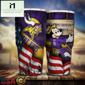 Minnesota Vikings NFL Mickey Mouse Disney Tumbler