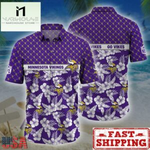Minnesota Vikings NFL Palm Leaves Hawaiian Shirt
