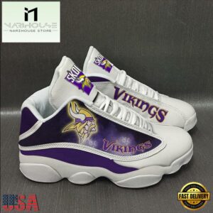 Minnesota Vikings NFL Ver 1 Air Jordan 13 Sneaker - Gift For Fans
